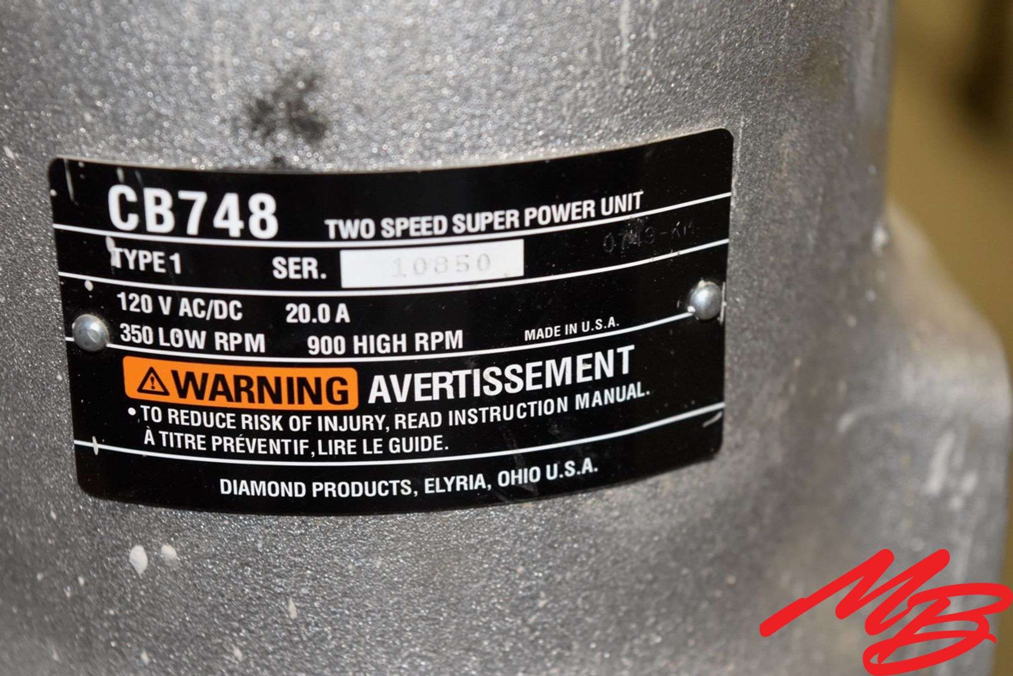 M-1 Core Bore, CB748 Power Unit 