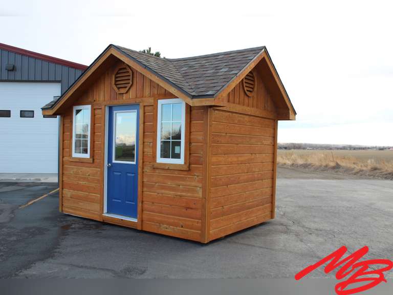 Skid Mount Decorative Shed; 12' x 8'x 7' Musser Bros. Inc.