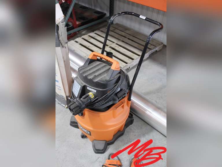 Ridgid Shop Vac 16gal, 6.5hp Musser Bros. Inc.