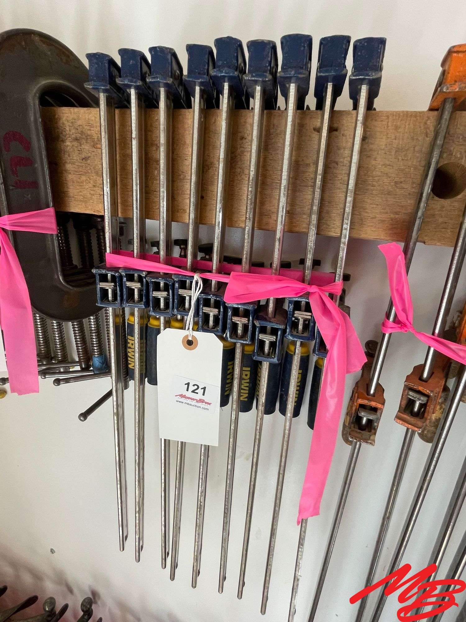 (9) Irwin Bar Clamps, 18"