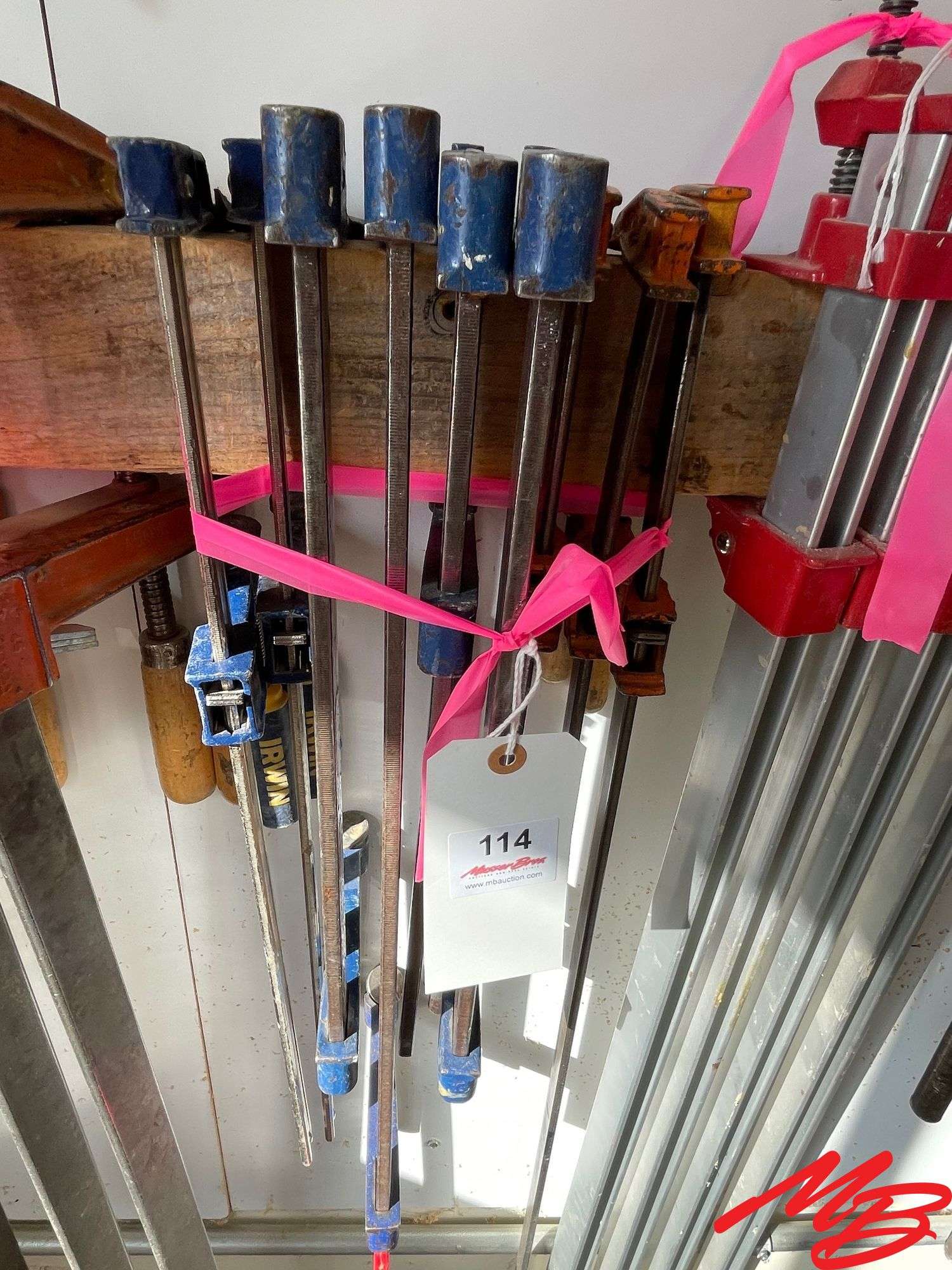 (9) Assorted Bar Clamps