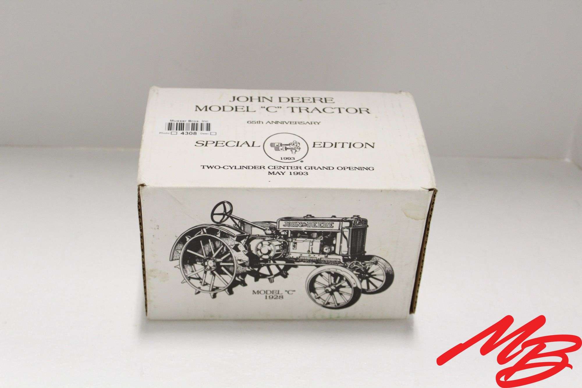 John Deere Model C Tractor In Box 1/16th