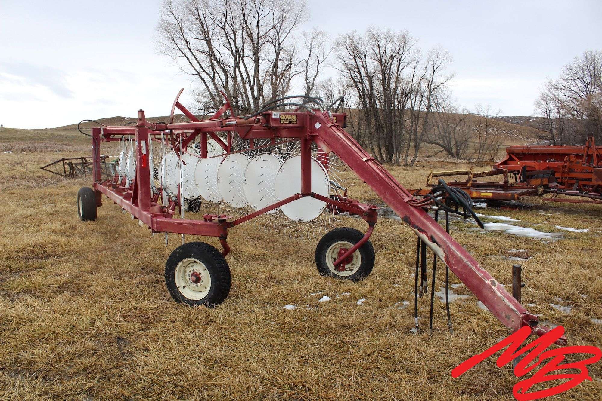 Rowse 12 Wheel Rake