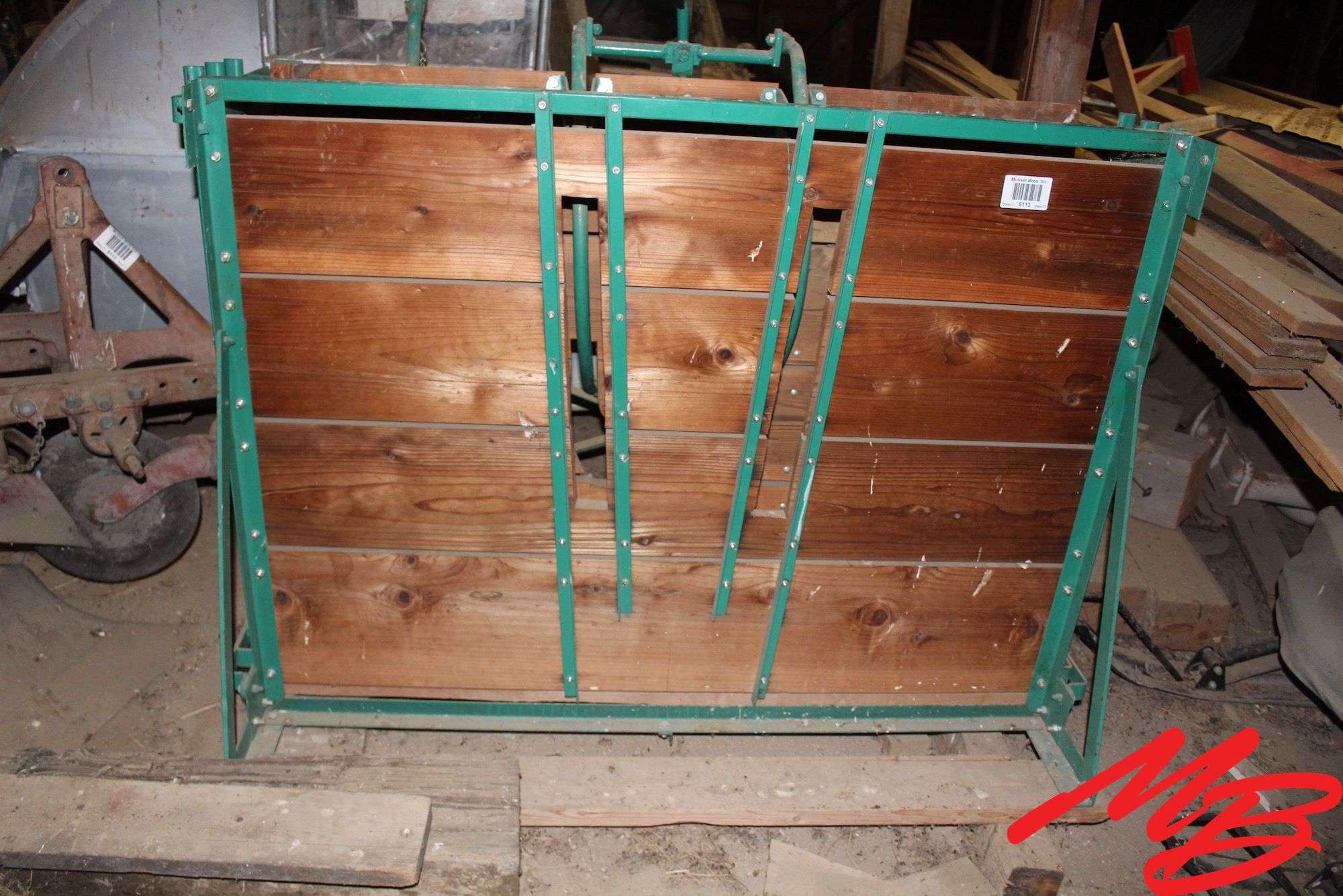 5’ Johnson Calf Table, Left or Right, Sheridan Iron Works