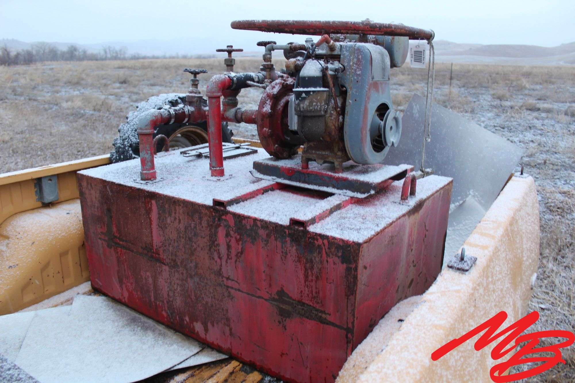 Water Tank, Slip-in for Fire Fighting w/ hose