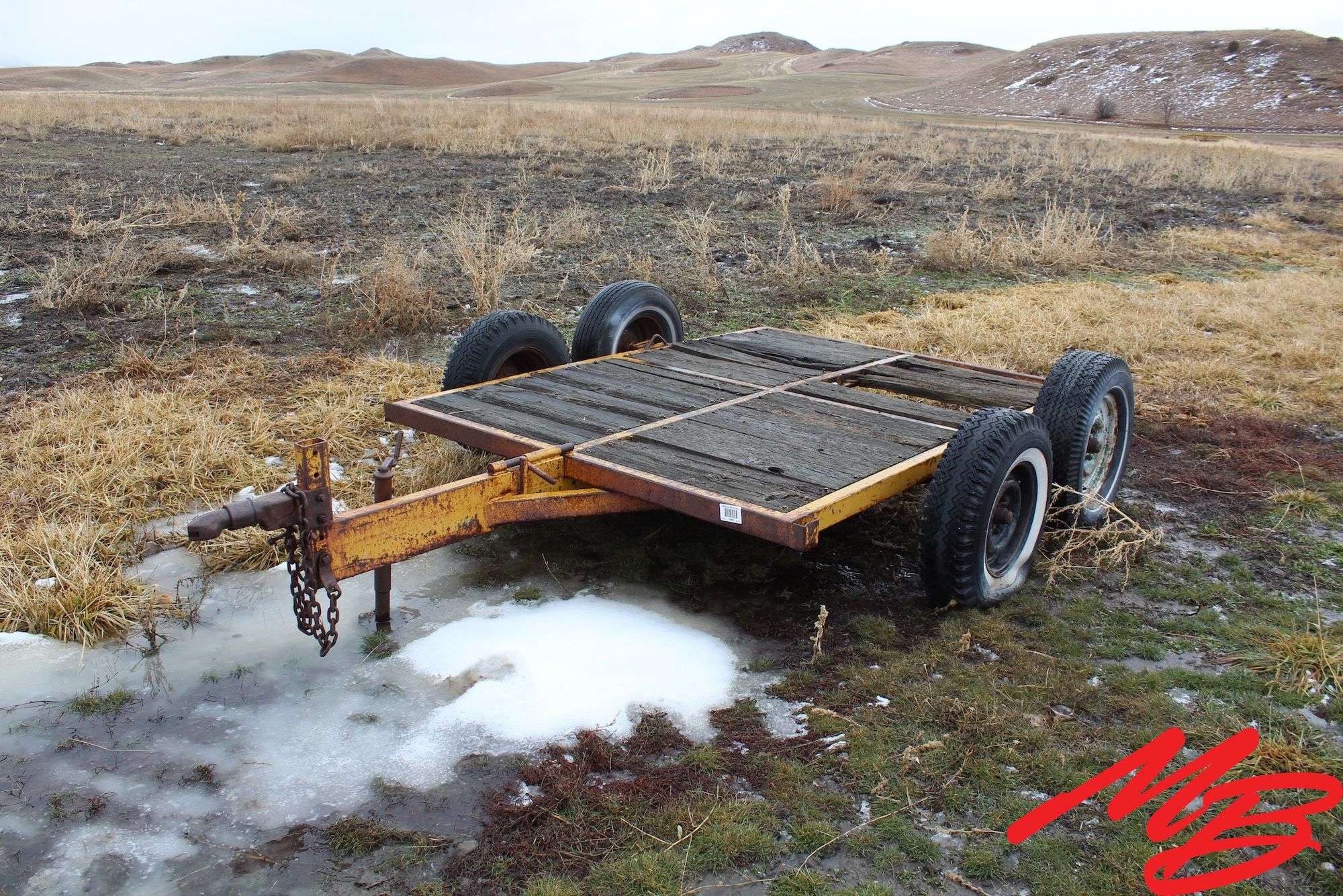 Small Tandem Axle Trailer 6’x8’