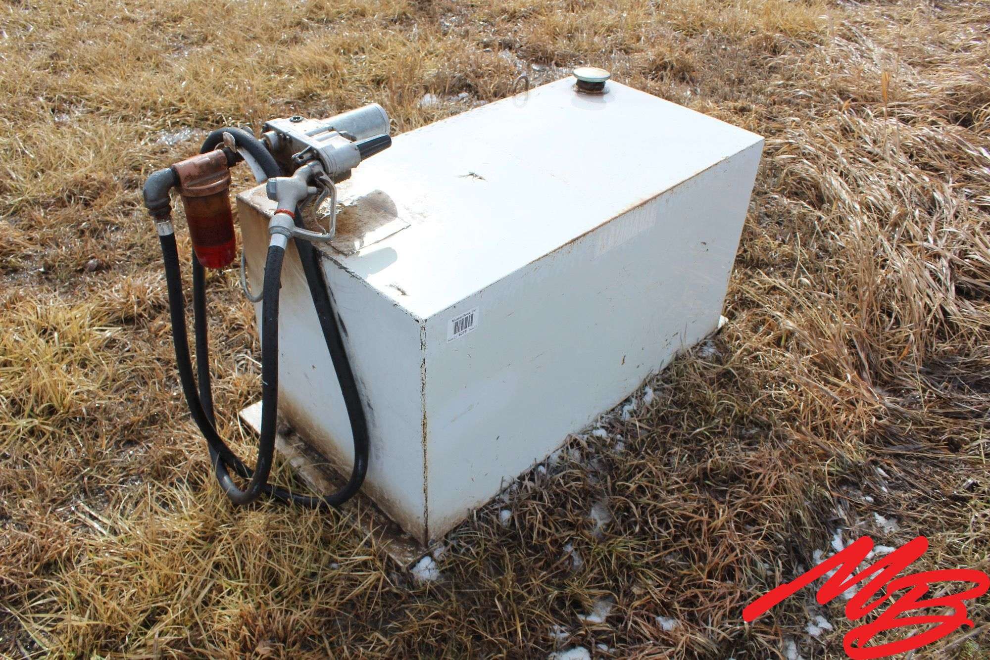 105gal Fuel Slip Tank, 12v Electric Pump