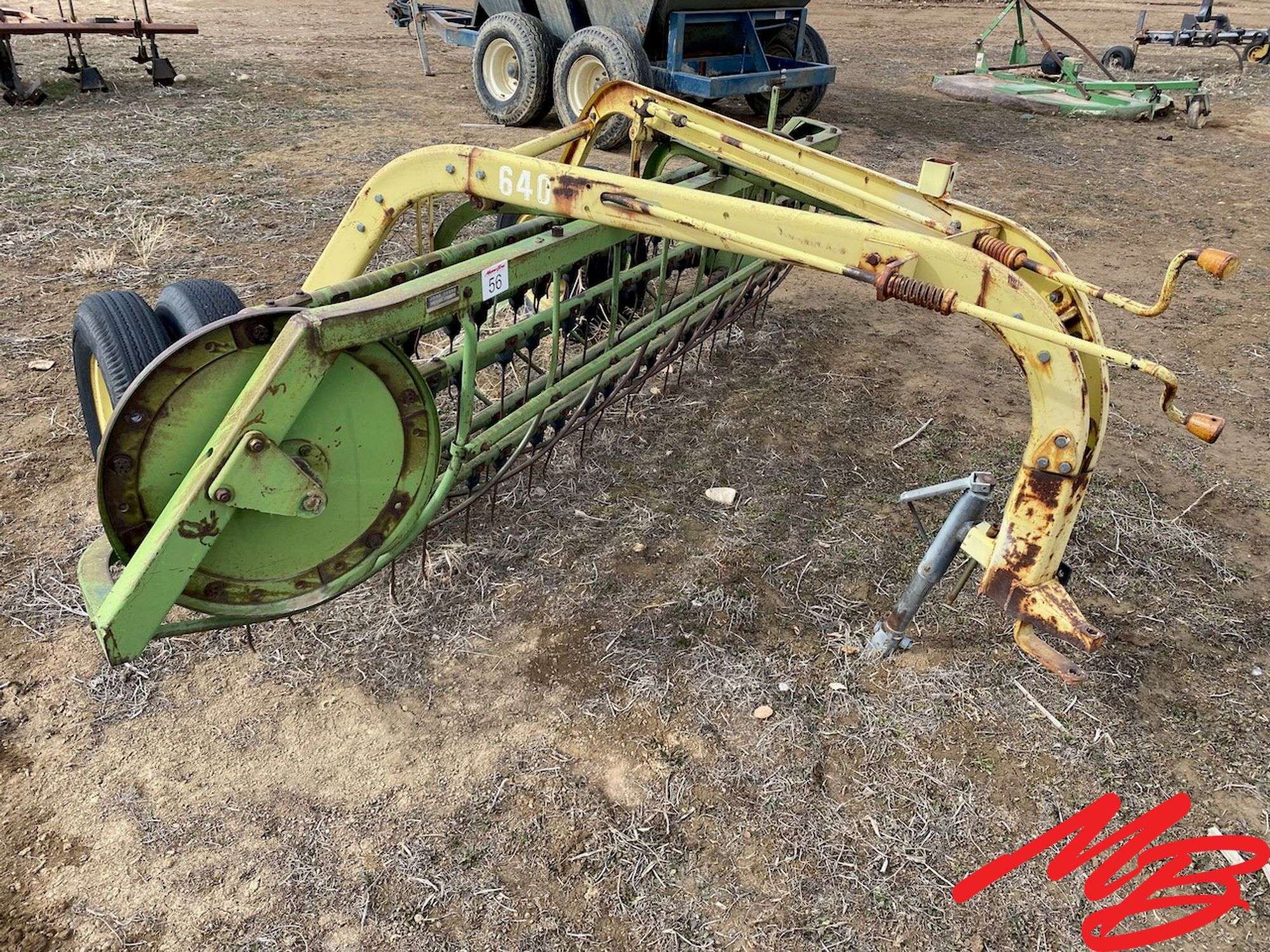 John Deere 640 Hay Rake - Musser Bros Inc, image size:2000x1500