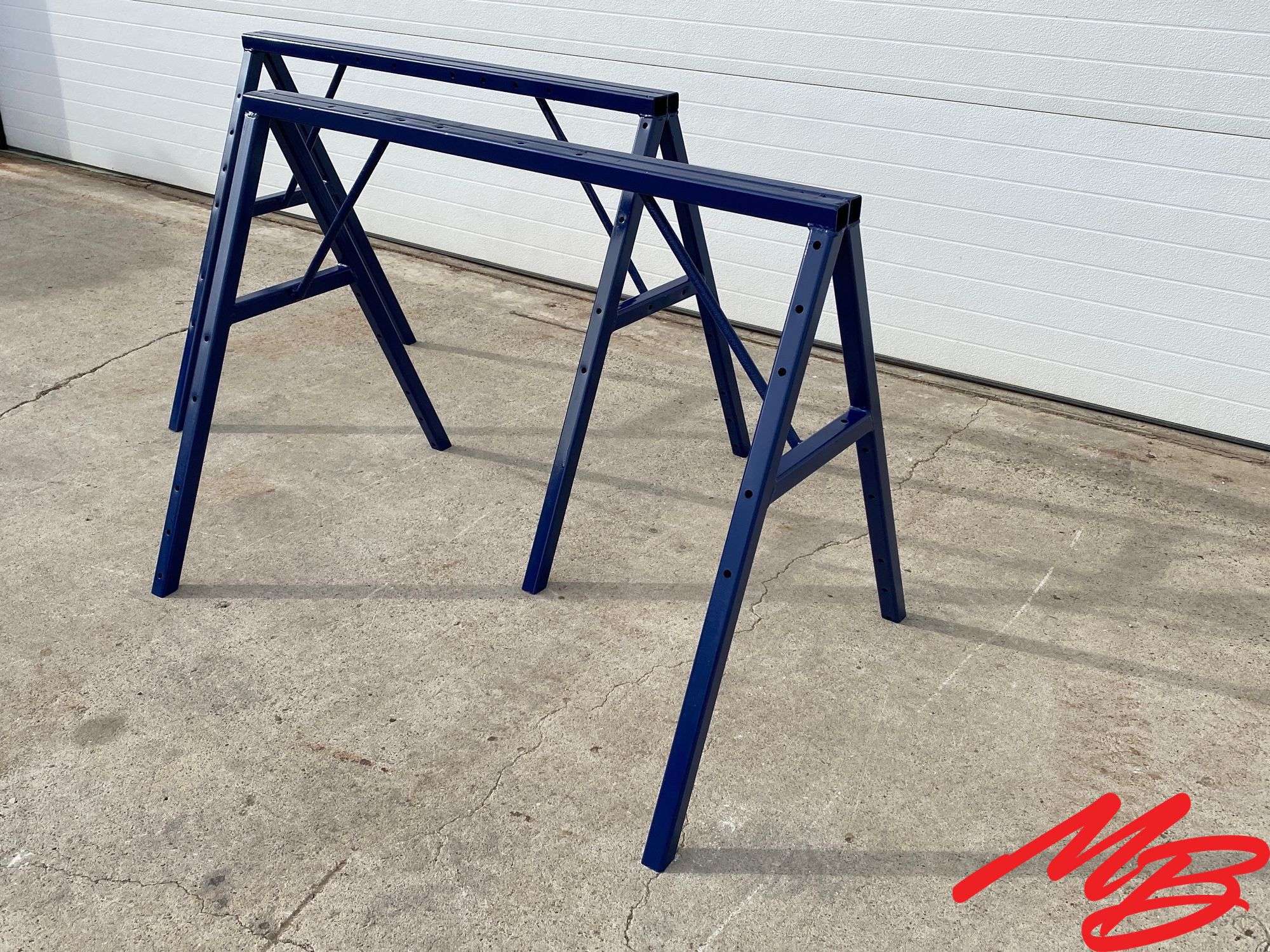 Metal Sawhorses-Pair