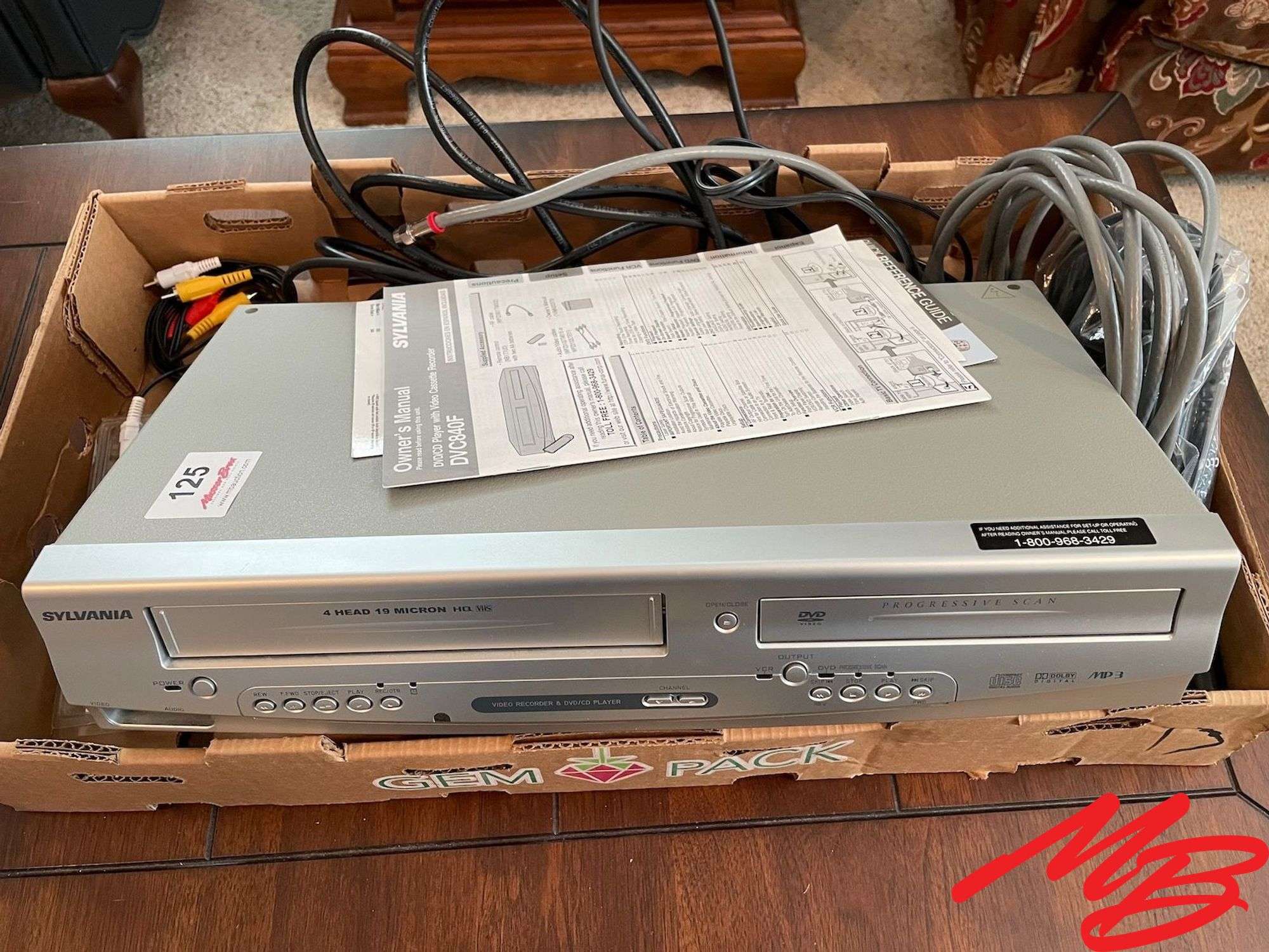 Sylvania DVD/CD Video Cassette Recorder