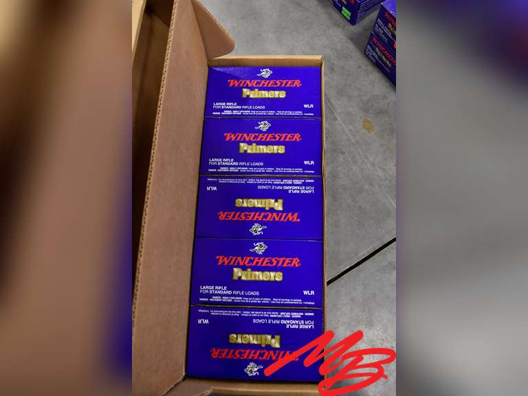 (1) box large rifle primers (5000 ct) - Musser Bros Inc