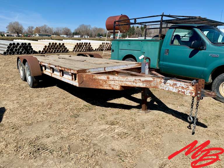 1985 HMDE Flatbed Trailer Musser Bros Inc 1985 HMDE Flatbed Trailer Musser Bros Inc