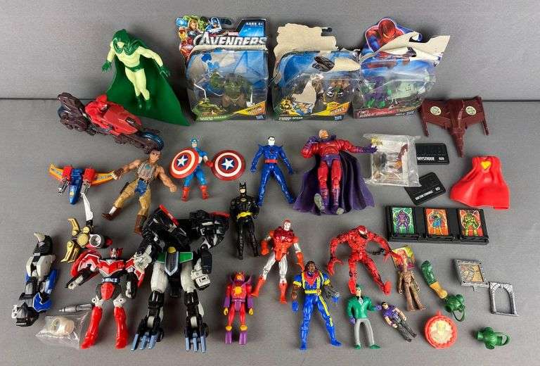 Group of assorted action figures and accessories - Matthew Bullock ...