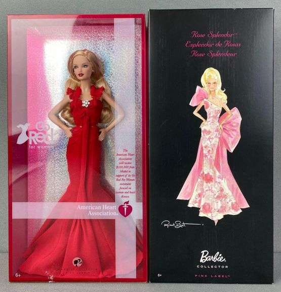 Group of 2 Mattel Pink Label Barbie Fashion Dolls Matthew Bullock