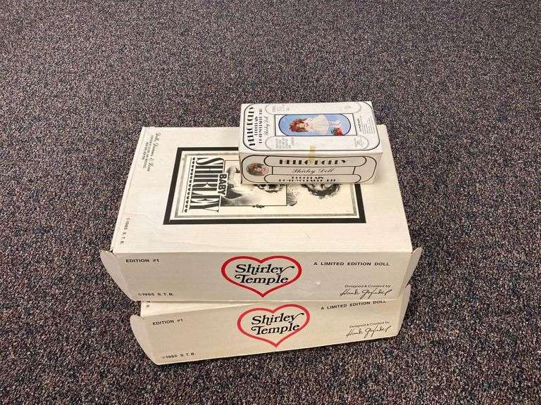 Group of Empty Doll Boxes Matthew Bullock Auctioneers