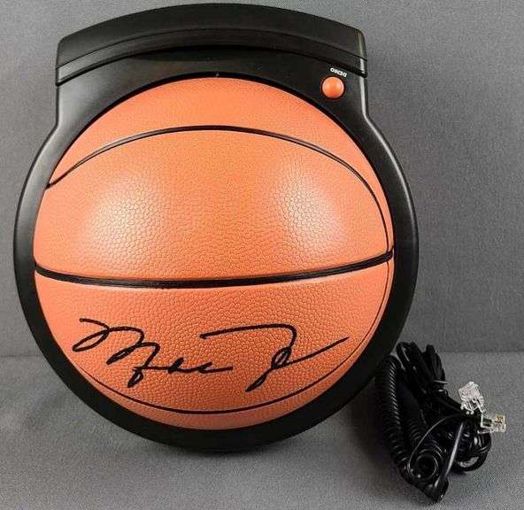 Michael Jordan basketball telephone Matthew Bullock Auctioneers