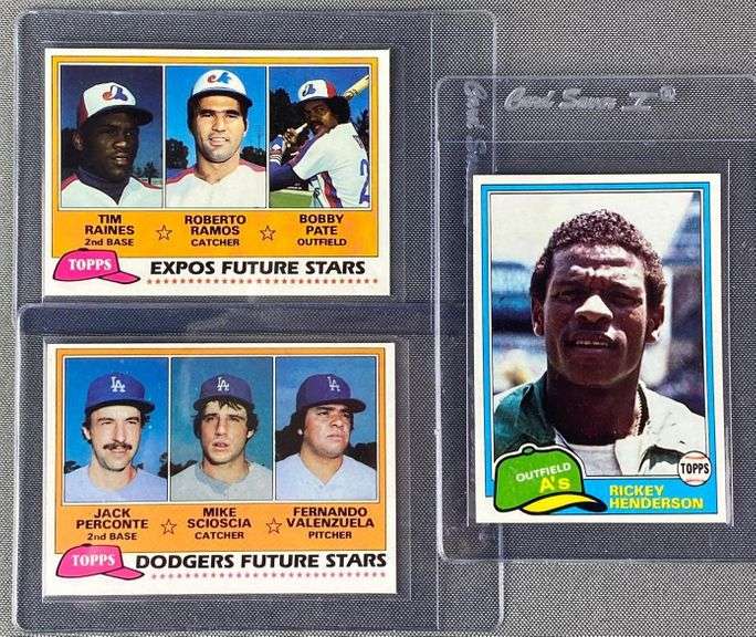 1981 Topps Baseball Complete Set Matthew Bullock Auctioneers