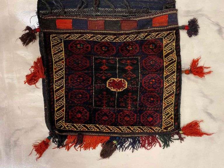 Antique Persian Saddle Bags Matthew Bullock Auctioneers