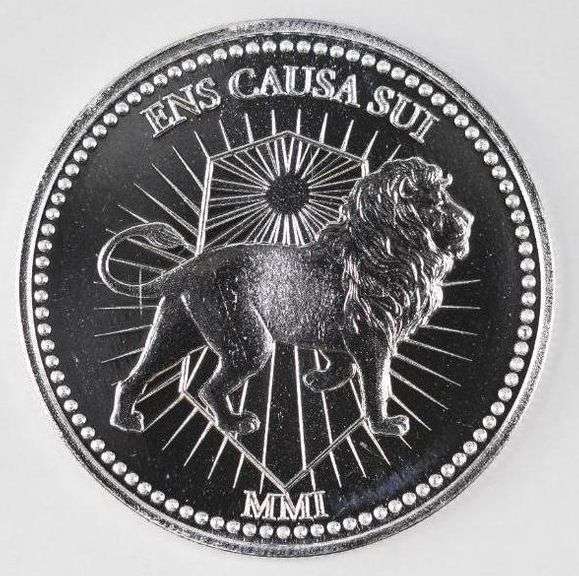 John Wick Continental Coin 1oz. .999 Fine Silver Ens Causa Sui, Ex