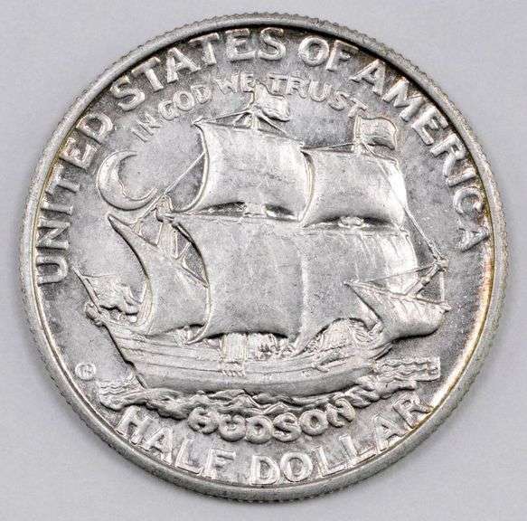 1935 Hudson Commemorative Silver Half Dollar - Matthew Bullock Auctioneers