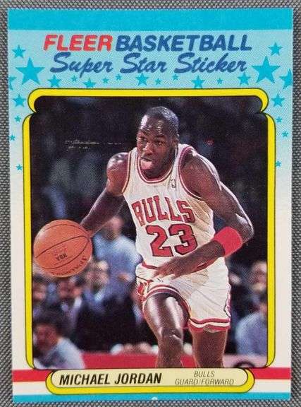 michael jordan fleer all star team card 1988