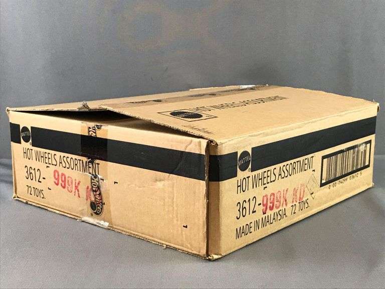 Hot Wheels Shipping Box of Mathbox vehicles Matthew Bullock Auctioneers