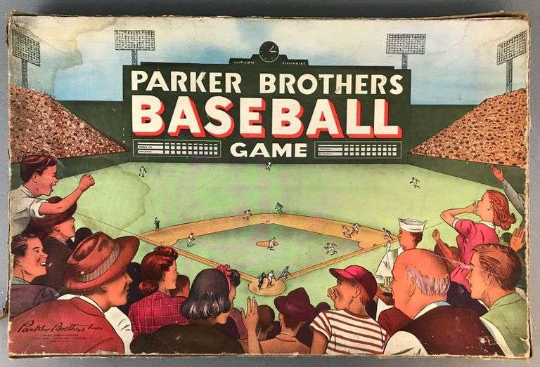 Vintage Parker Brothers Baseball Game Matthew Bullock Auctioneers