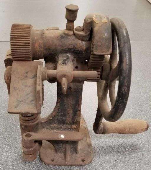 Antique American St Louis leather splitter skiver Matthew Bullock Auctioneers