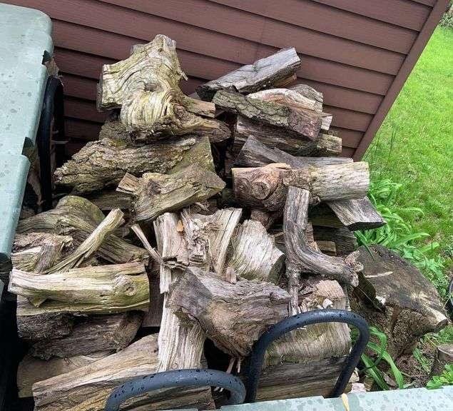 Large group of firewood Matthew Bullock Auctioneers