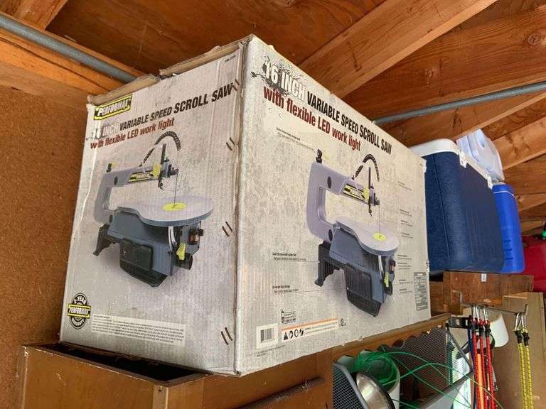 Performax 16 inch variable speed scroll saw Matthew Bullock Auctioneers