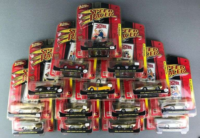 Group of 14 Speed Racer Die Cast Vehicles Matthew Bullock Auctioneers