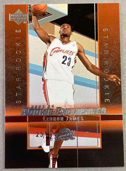 upper deck rivals lebron james rookie card