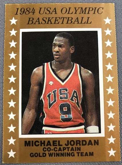 michael jordan 1984 olympic card