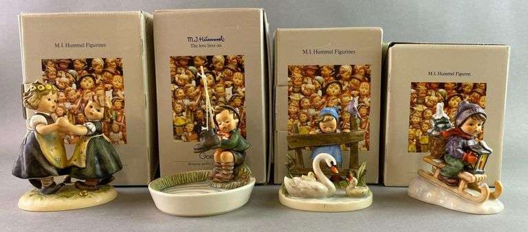 Group of 4 Hummel Figurines - Matthew Bullock Auctioneers
