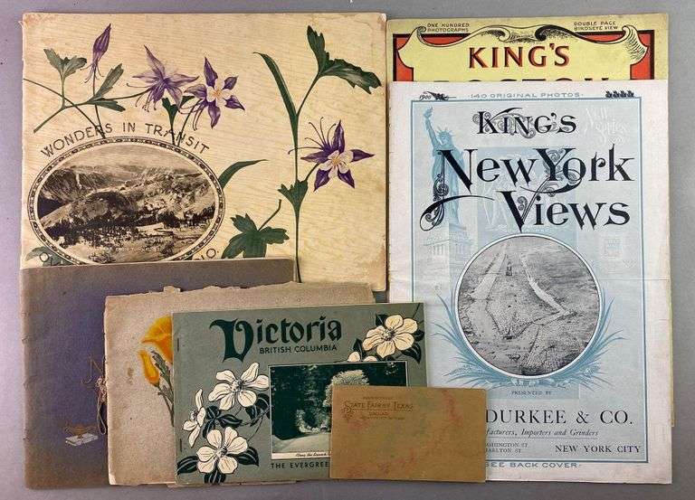 Group of 7 Souvenir Photo Books Matthew Bullock Auctioneers