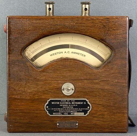 Weston A.C. Ammeter Model 155 Matthew Bullock Auctioneers