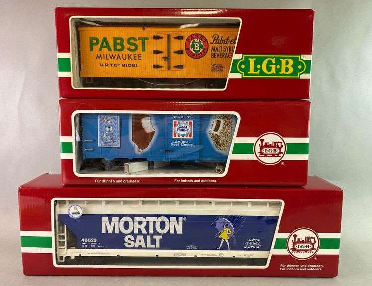 Group of 3 LGB Model Railroad Rolling Stock Matthew Bullock Auctioneers