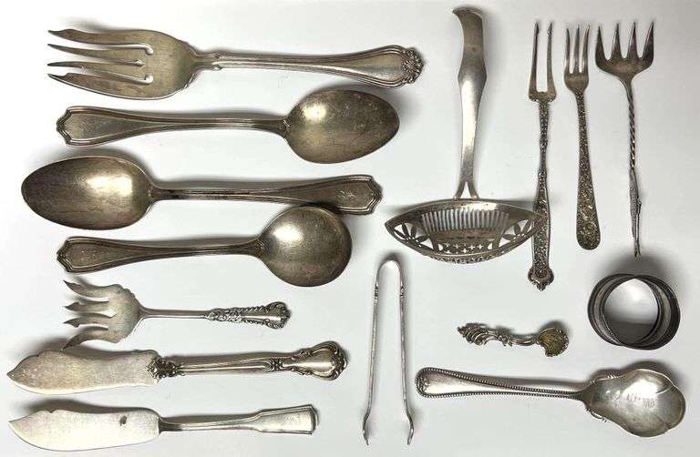Group of Sterling Silver Flatware - Matthew Bullock Auctioneers