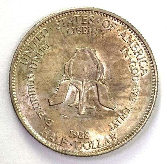1938 New Rochelle Commemorative Silver Half Dollar Matthew Bullock