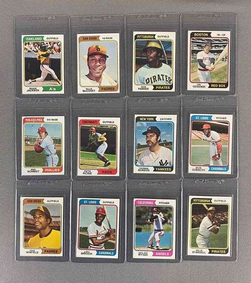 1974 Topps Baseball Set Matthew Bullock Auctioneers