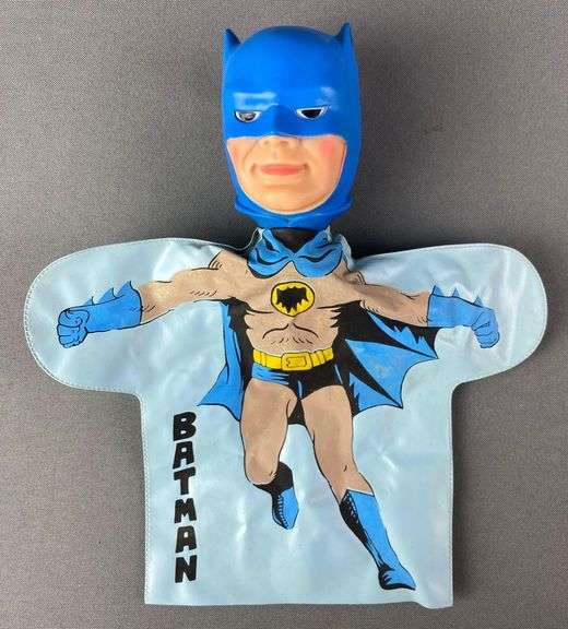 Vintage IDEAL Batman Hand Puppet Matthew Bullock Auctioneers