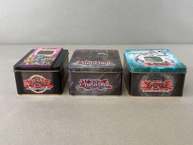 Group of Assorted YuGiOh Trading Cards and Tins Matthew Bullock Auctioneers