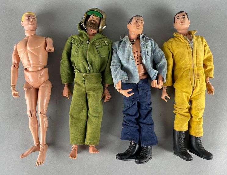Group Of 4 Vintage GI Joe Figures Matthew Bullock Auctioneers