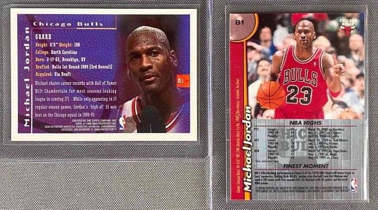 michael jordan topps card value