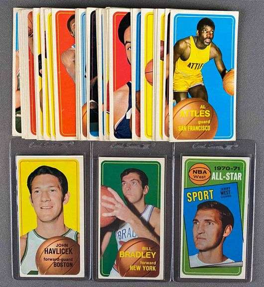 Group of 50+ 1970 Topps Basketball Cards with HOFs, Stars and Rookies