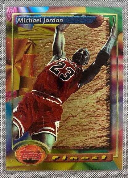 topps finest michael jordan