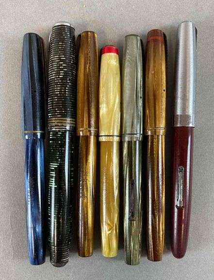 Group of Vintage Ink Pens with Tips - Matthew Bullock Auctioneers