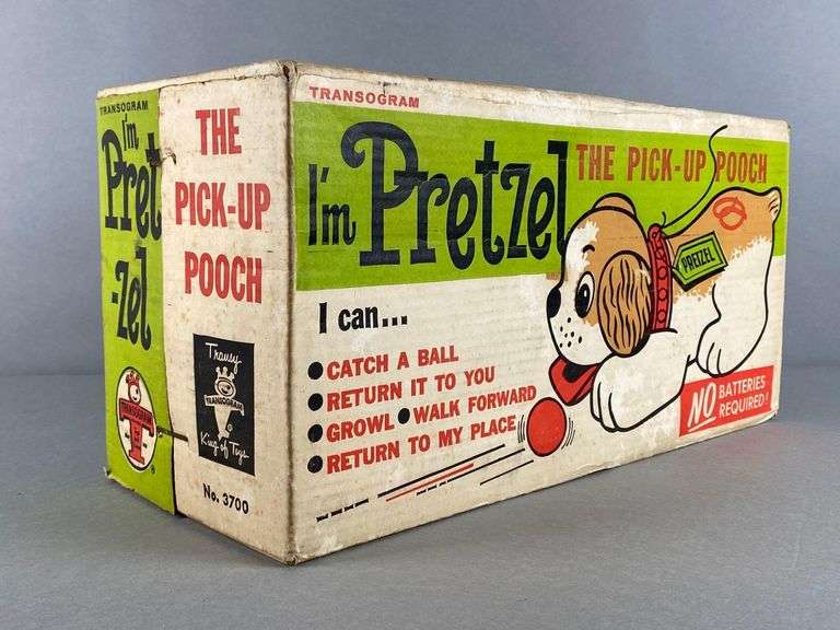 Vintage Transogram Pretzel The Pick Up Pooch Matthew Bullock Auctioneers