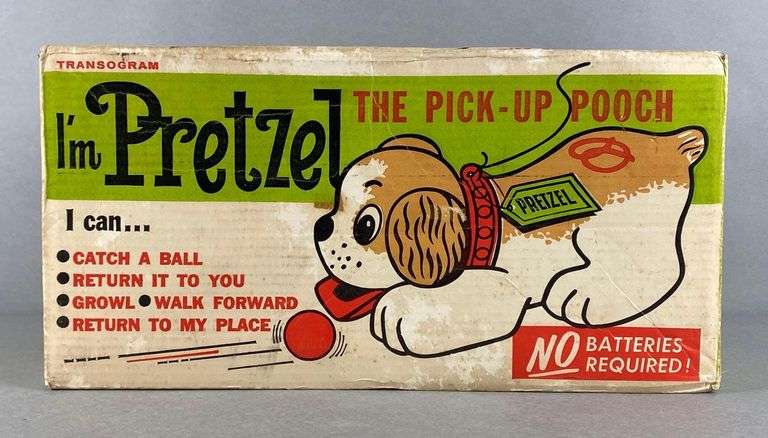 Vintage Transogram Pretzel The Pick Up Pooch Matthew Bullock Auctioneers Vintage Transogram Pretzel The Pick Up Pooch Matthew Bullock Auctioneers