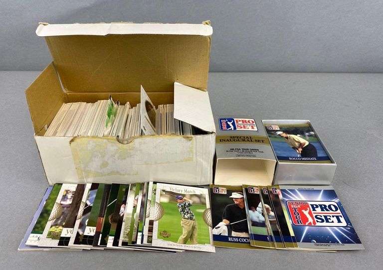 Group of Assorted Golf Trading Cards Matthew Bullock Auctioneers